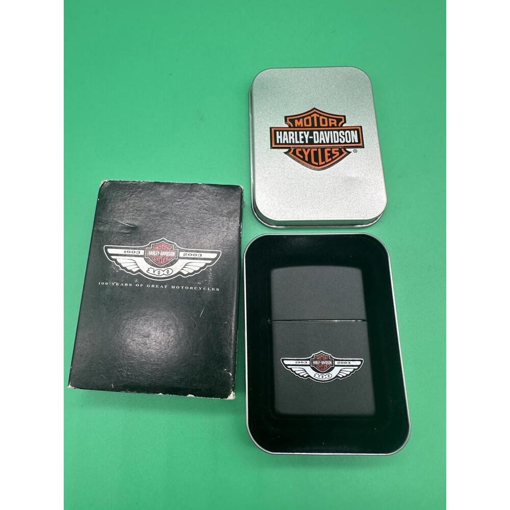 Harley Davidson Motorcycles ZIPPO Lighter 100th Anniversary Edition # 97961-03V